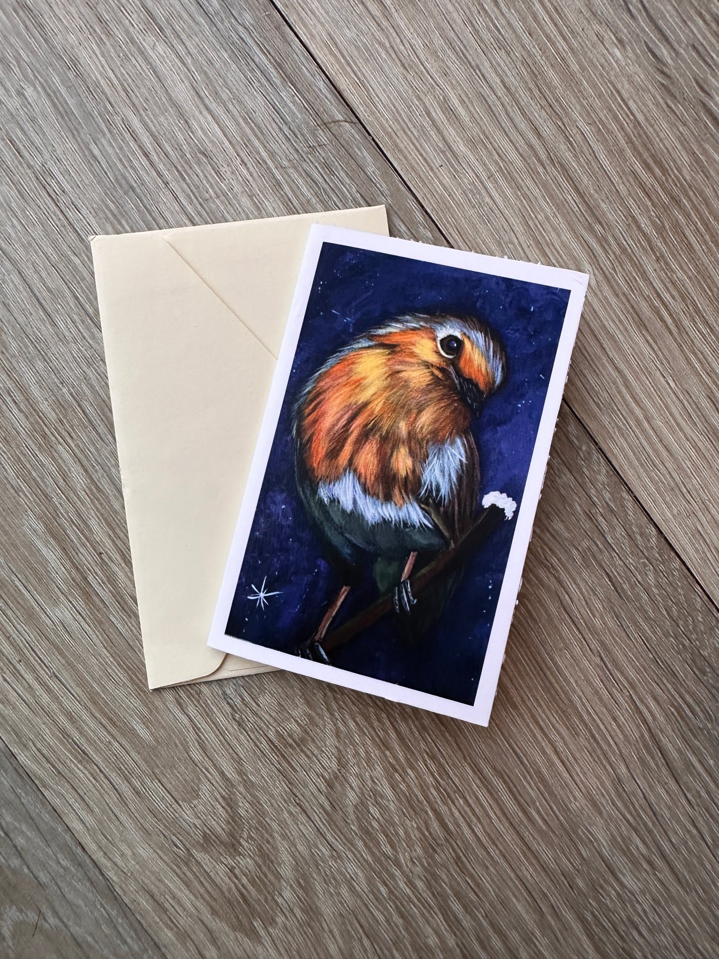 Robin Christmas Greeting cards & Prints