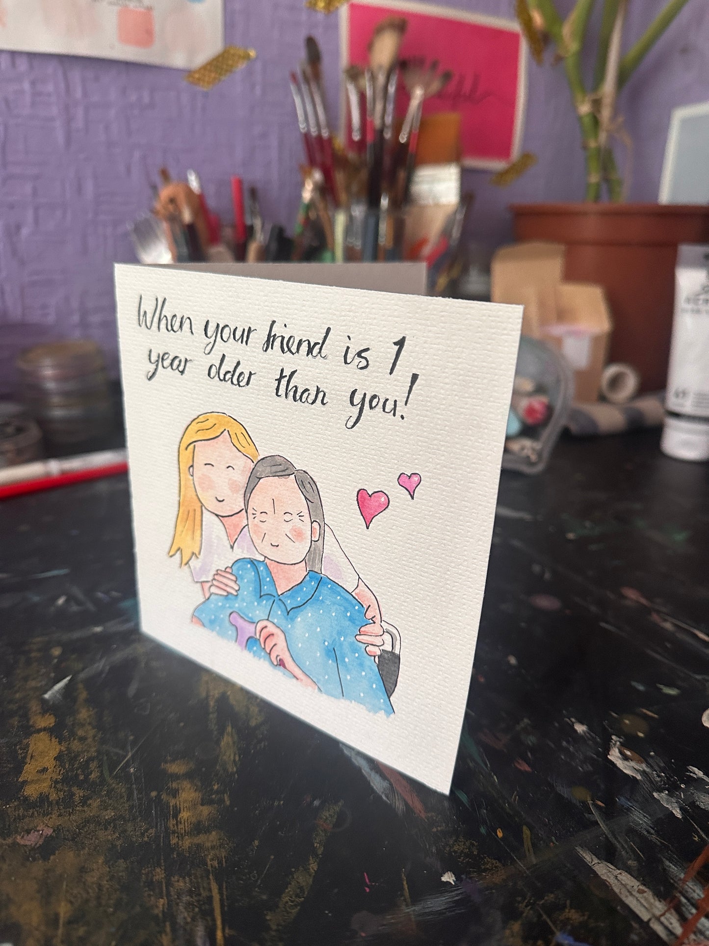 Hand Painted, Personalised Illustration Greeting Cards made from Photos of your Cherished Memories