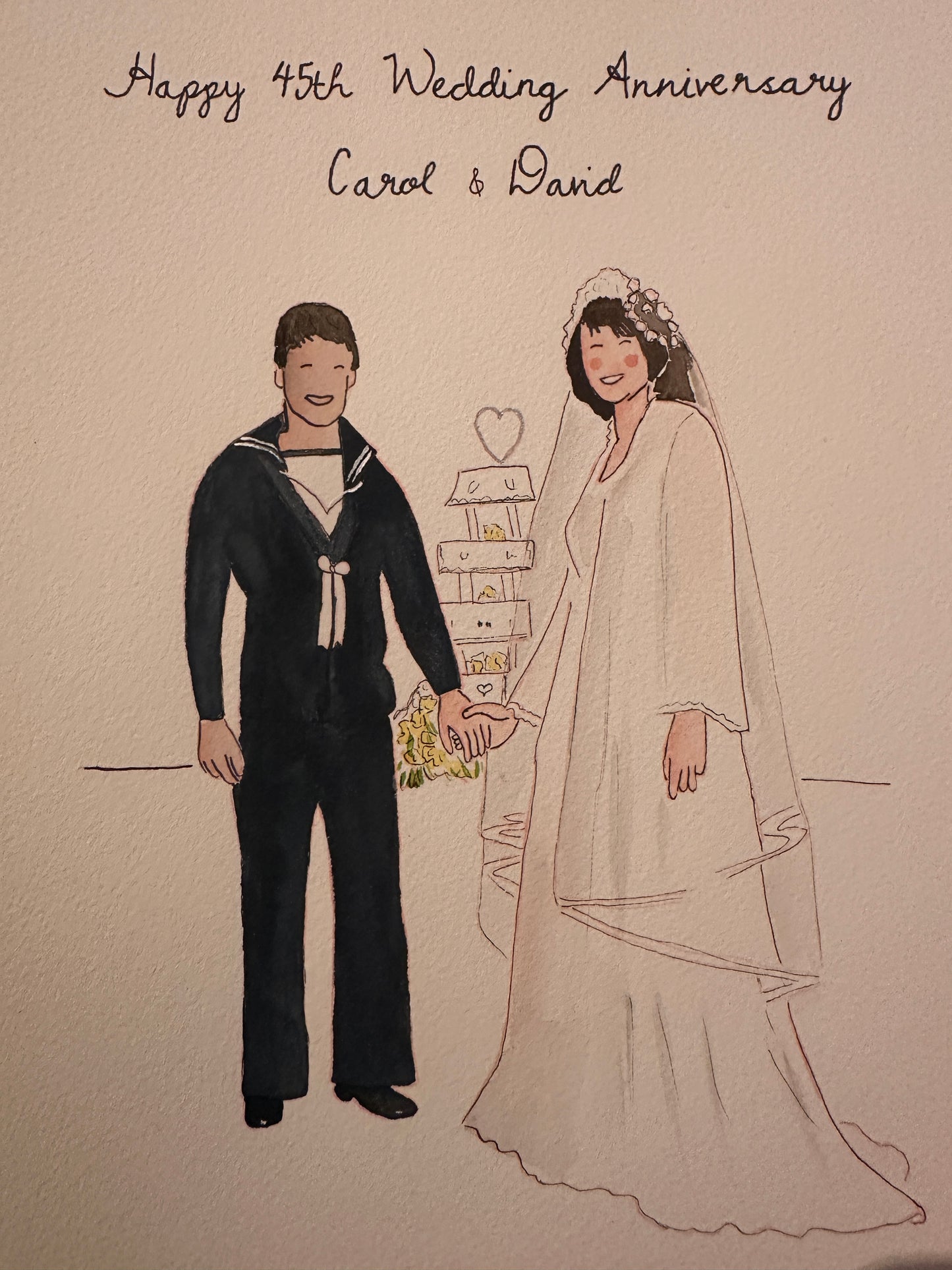 Hand Painted Wedding Illustrations