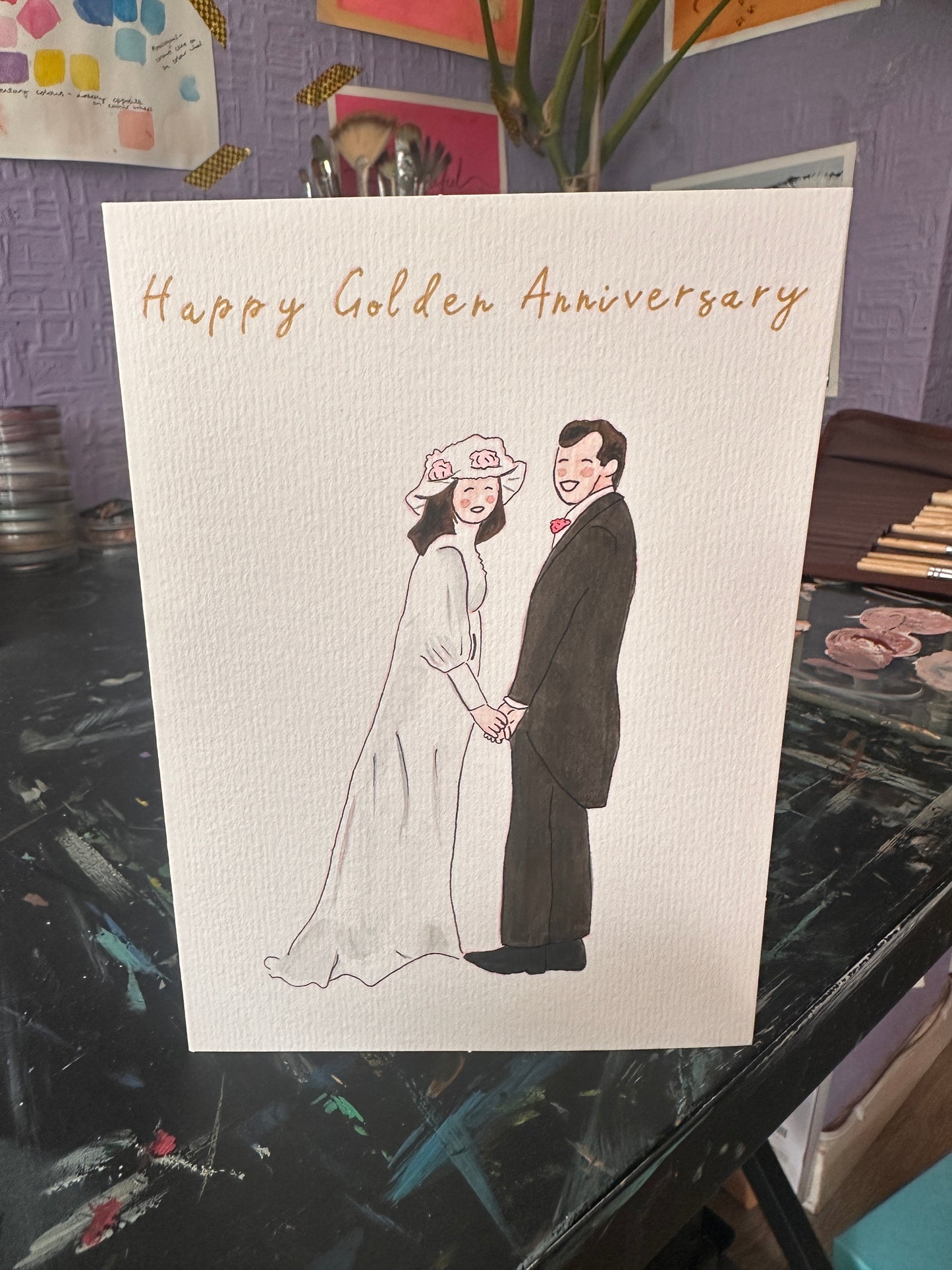 Hand Painted Wedding Illustrations