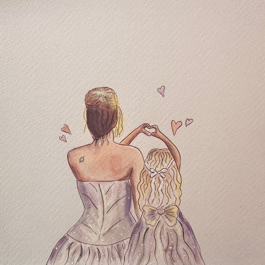 Hand Painted Wedding Illustrations