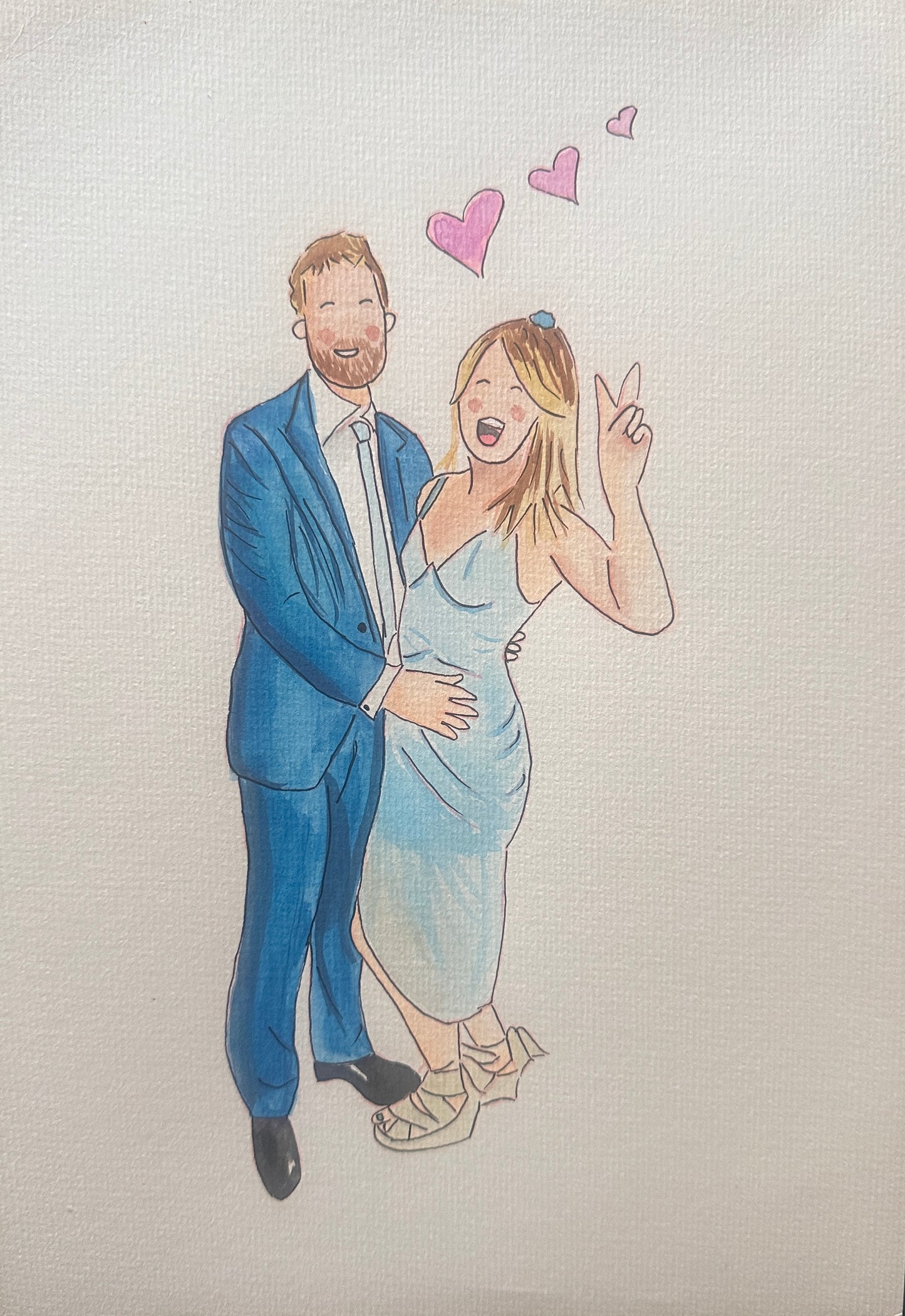 Hand Painted Wedding Illustrations