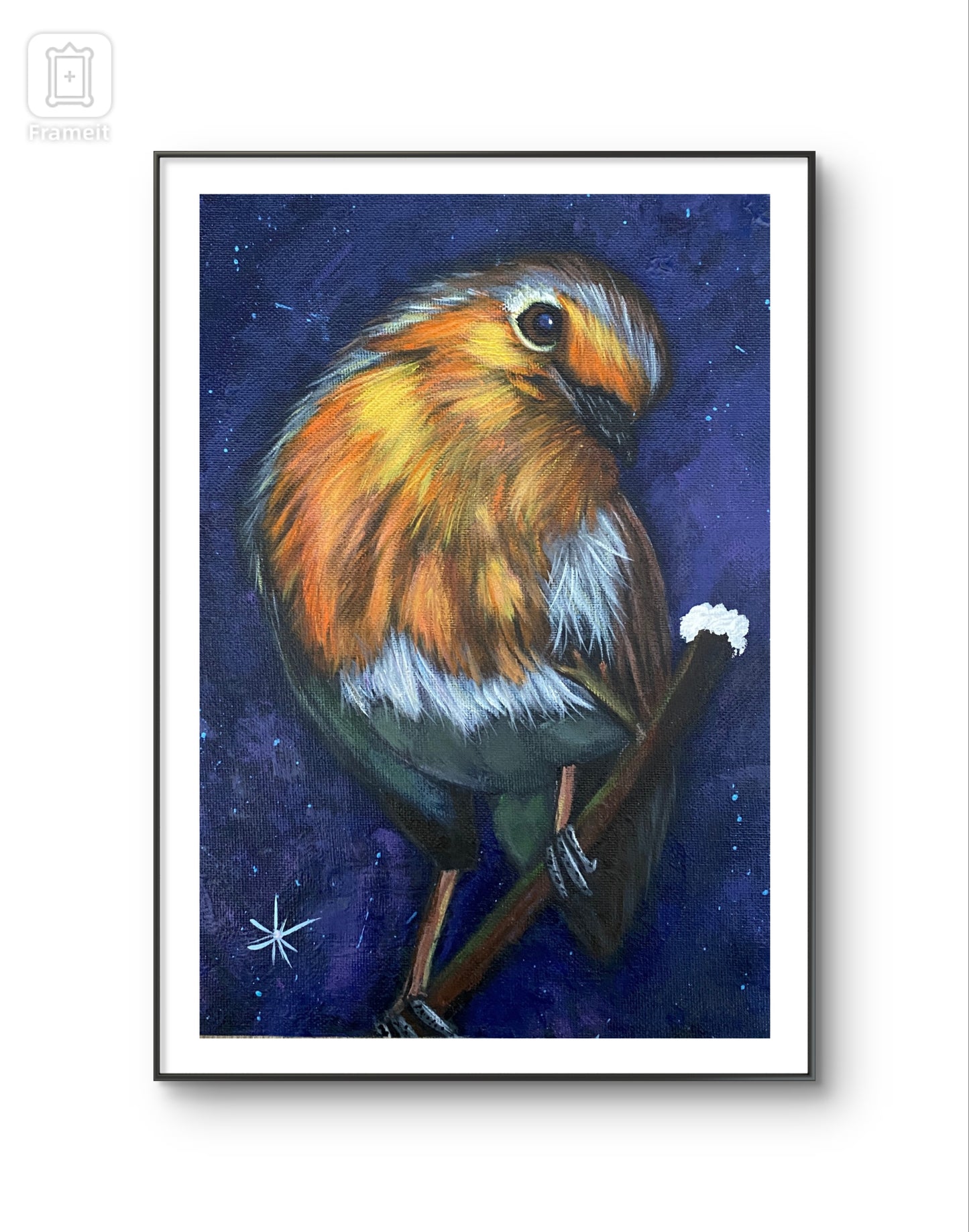 Robin Christmas Greeting cards & Prints