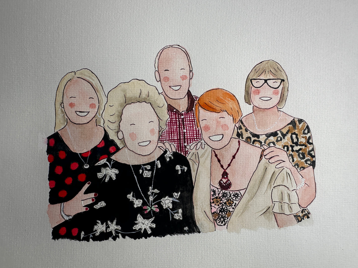 Hand Painted, Personalised Illustrations from Photos of your Cherished Memories!