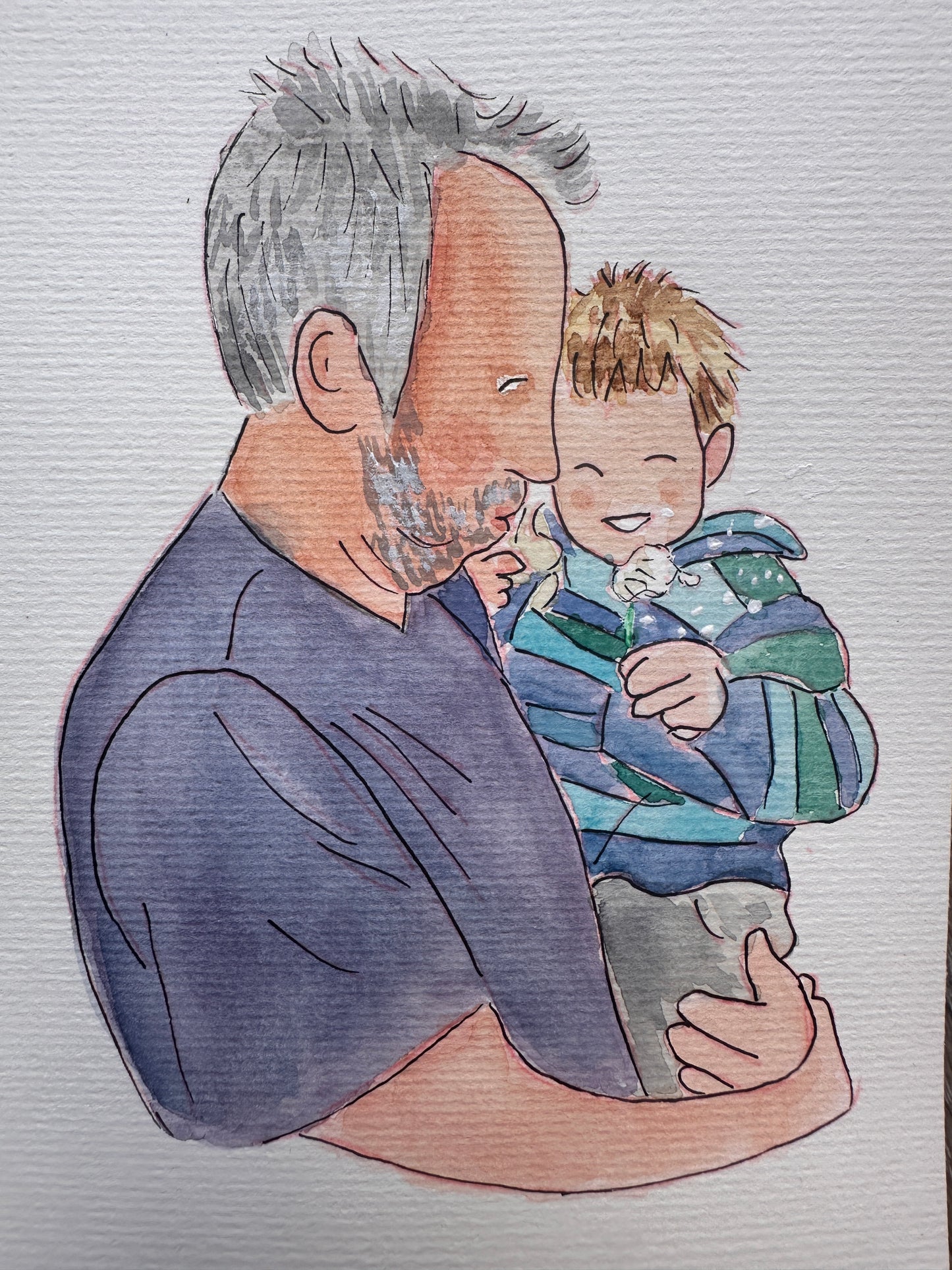 Hand Painted, Personalised Illustrations from Photos of your Cherished Memories!